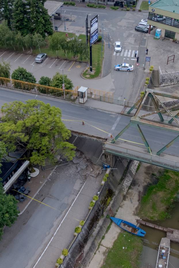 Urušio se most na graničnom prijelazu Gradiška