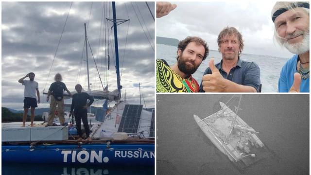 FOTO Morski psi su im izgrizli katamaran: 'Francuz i dvoje Rusa zvali su jutros u pomoć'