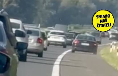 VIDEO Svi su budale, jedino je on pametan. U Audiju pretječe po zaustavnoj kod Bosiljeva!