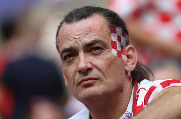 Moskva: Navijači na tribinama tijekom finalne utakmice između Francuske i Hrvatske