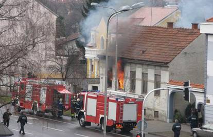 U Varaždinu gorjela kuća u kojoj inače žive beskućnici