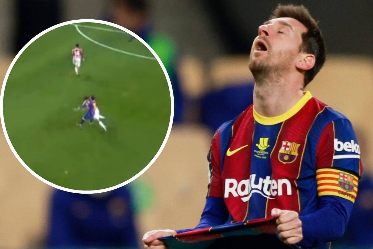 Messi izgubio živce, pljusnuo suparnika i zaradio prvi crveni u Barci: Bilbao osvojio Superkup!