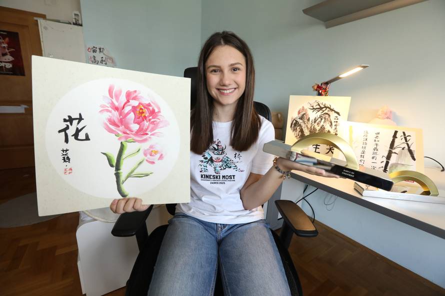 Samobor: Ema Dujmović (13)  sudjelovala na natjecanju iz kineskog jezika u Kini