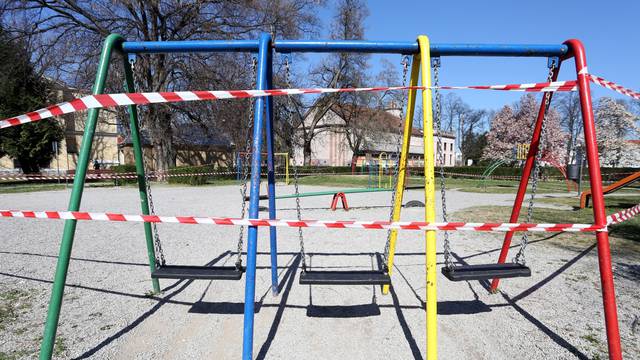 U gradu Karlovcu zatvorena su sva dječja igrališta