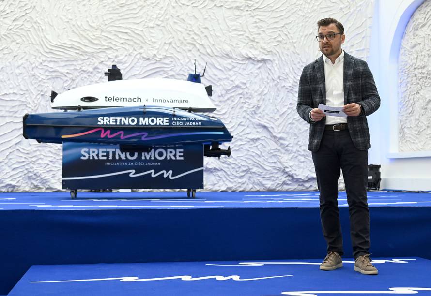 Zagreb: IRB, Telemach i DIH Innovamare predstavili plovilo koje će čistiti Jadransko more