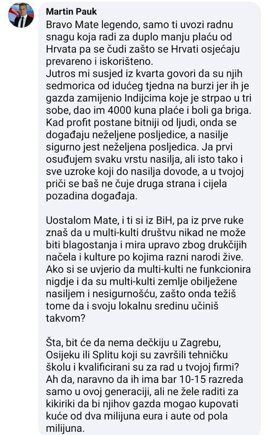 Rimac spustio Pauku, kritizirao ga je jer zapošljava strance: O čemu ti to, ograničeni čovječe?