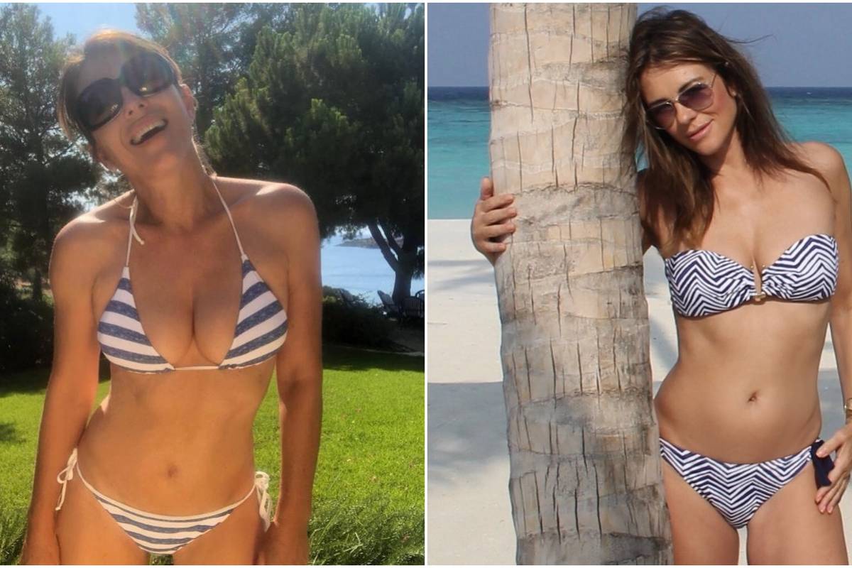 Liz Hurley (55) oduševila linijom