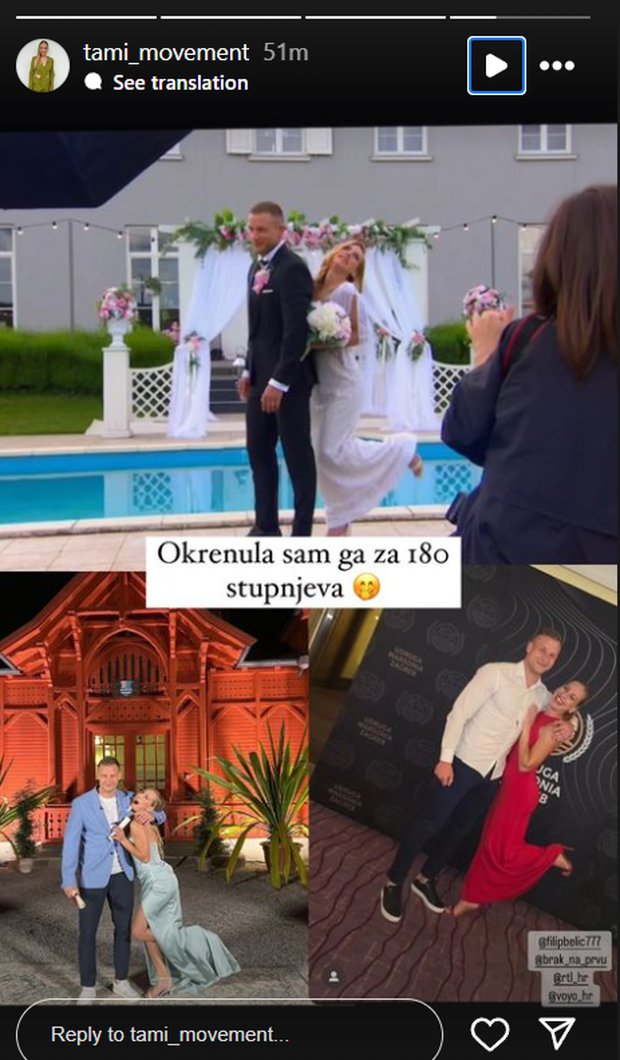 Tamara o Filipu nakon zadnje ceremonije u 'Braku na prvu': 'Ma okrenula sam ga za 180°'