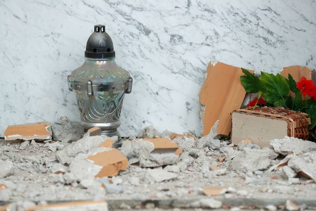 Zagreb: Posljedice potresa na Mirogoju