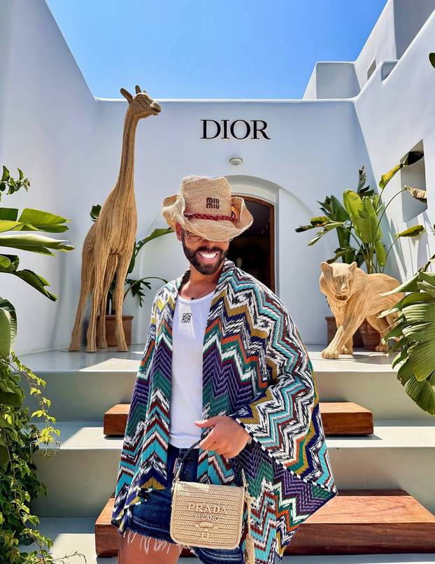 Odmor u stilu Marka Grubnića: Skupe torbice, leopard uzorci i vrela zabava na Mikonosu...