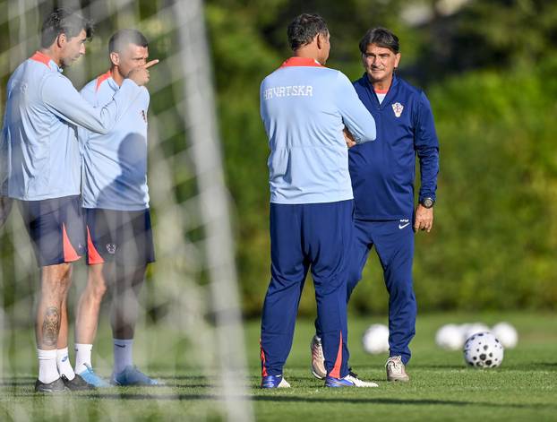 Zagreb: Trening nogometaša hrvatske nogometne reprezetacije