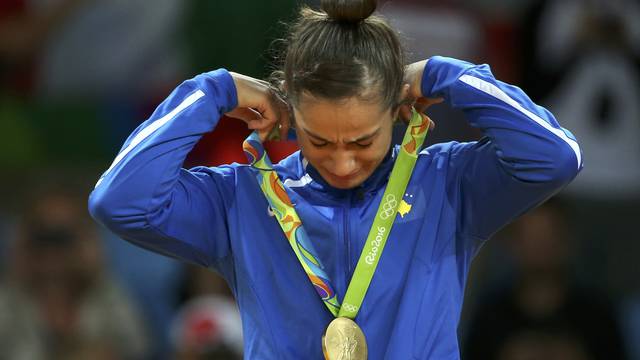 Judo - Women -52 kg Victory Ceremony