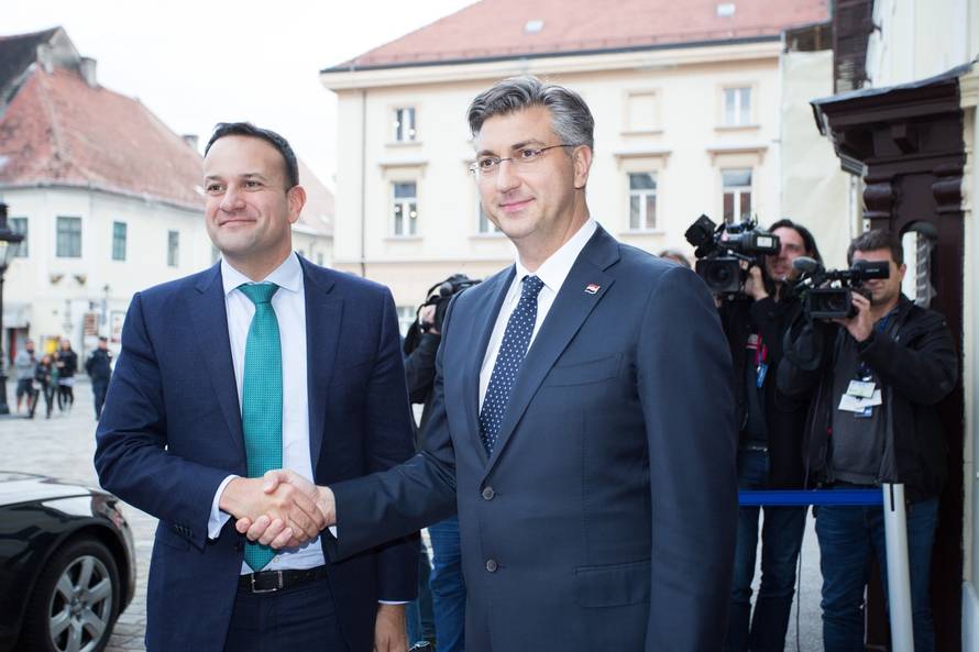 Sastanak Andreja Plenkovića s predsjednikom Vlade Irske Leom Varadkarom