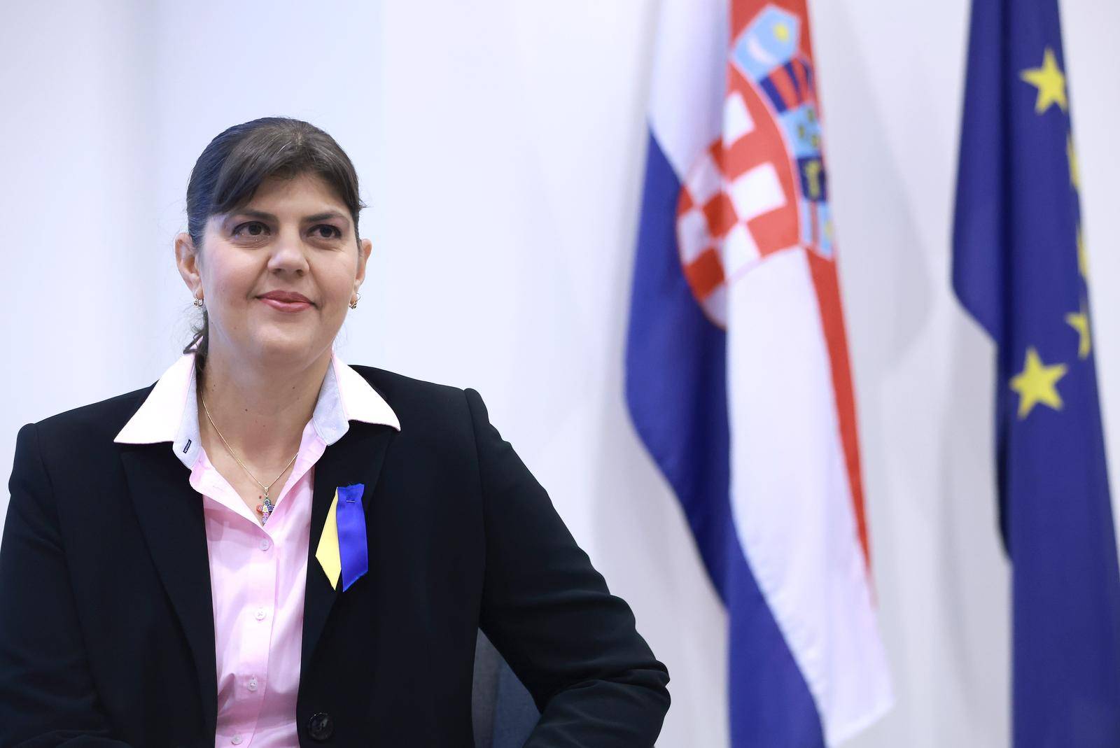 Zagreb: Europska javna tužiteljica Laura Codruta Kovesi održala konferenciju za medije