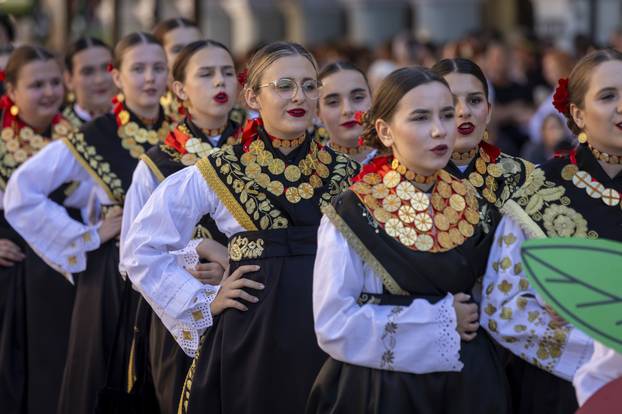Vinkovci: Svečani mimohod sudionika 60. Vinkovačkih jeseni