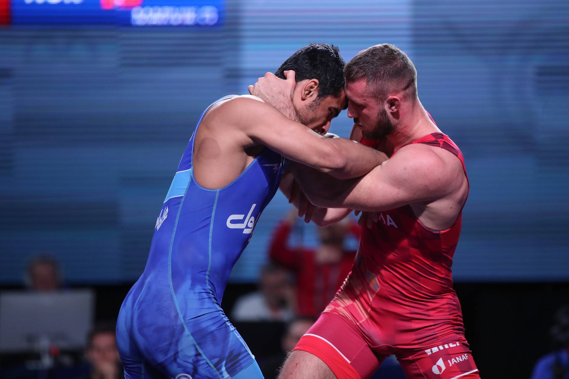 Zagreb: UWW Grand Prix Ranking Series Zagreb Open, borba 82 kg, Filip Sačić - Alireza Azizkhoon Mohmadipiani