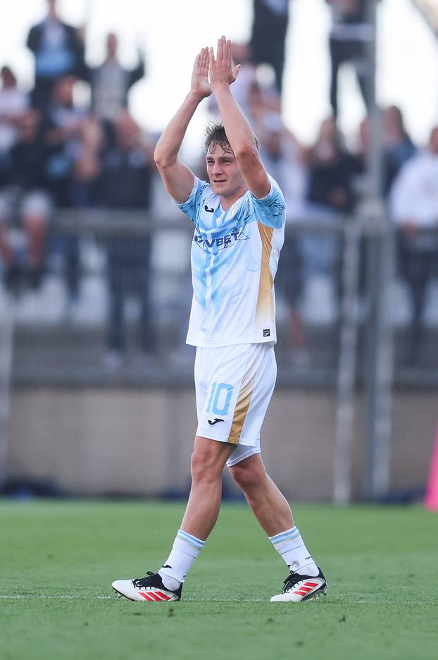 Rijeka: Toni Fruk zabija drugi gol za Rijeku u susretu sa Slaven Belupo