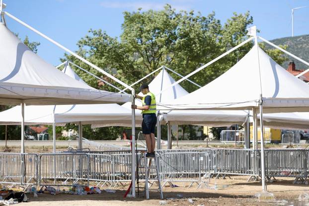 Jutro nakon koncerta Marka Perkovića Thompsona na sinjskom hipodromu