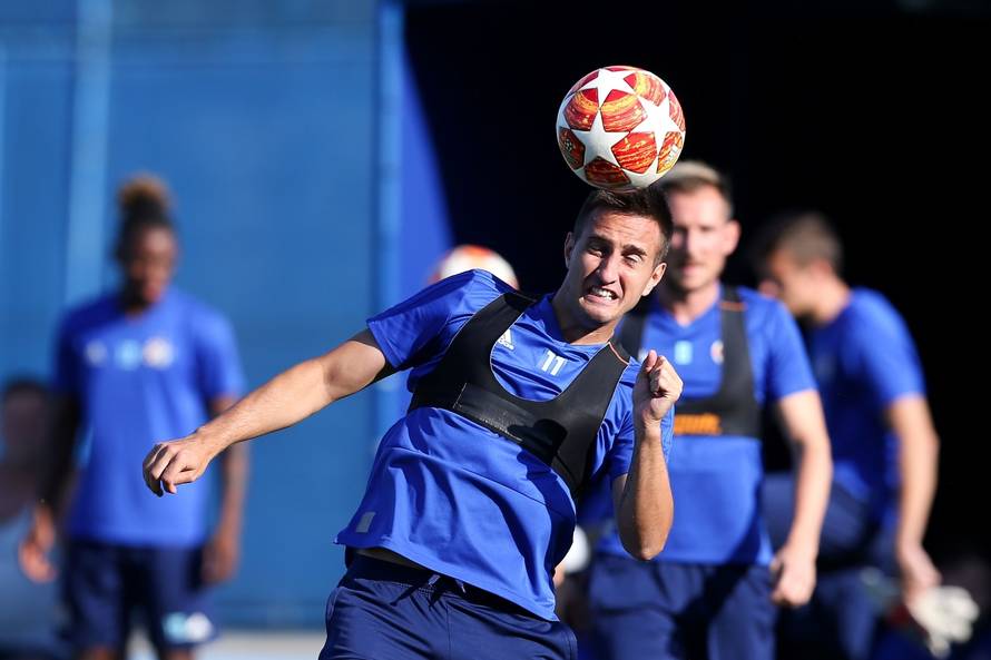 Zagreb:  Trening GNK Dinama uoÄi utakmice 3. pretkola UEFA Lige prvaka