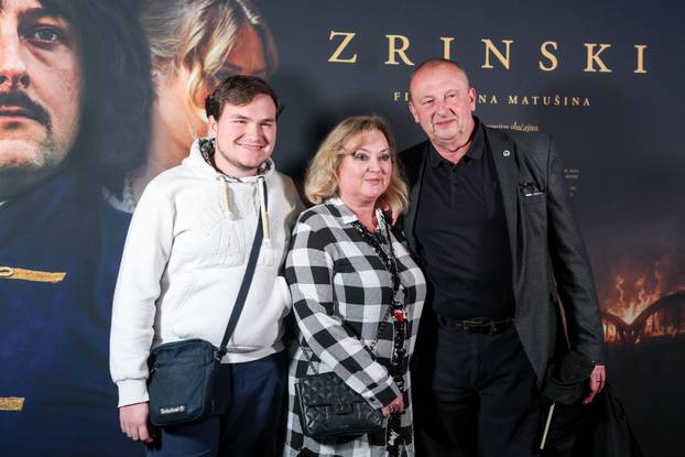 Zagreb: Premijera dugometražnog igrano-dokumentarnog filma "Zrinski"