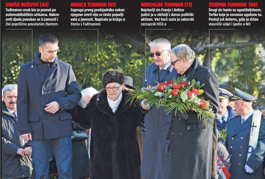 Ankica je uz pomoć unuka i sina odala počast suprugu