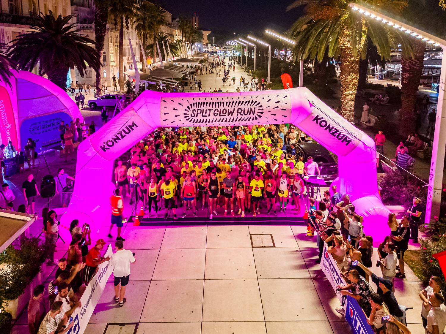 Krenule su prijave za svjetleću utrku - Konzum Glow Run Split