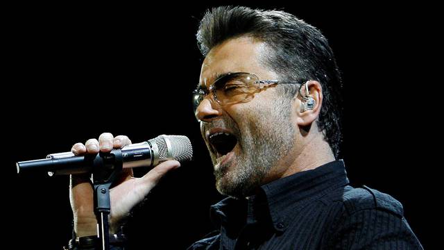 FILE PHOTO: George Michael performs in concert at the Forum during his "Live Global Tour" in Inglewood