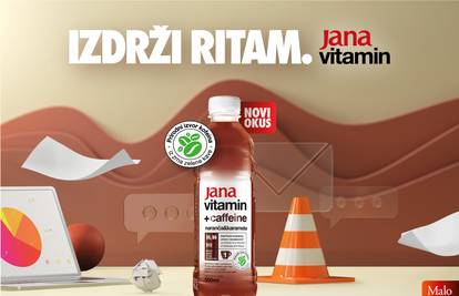 Svjetski trend i na hrvatskom tržištu: Jana vitamin s kofeinom - nova članica Jana obitelji