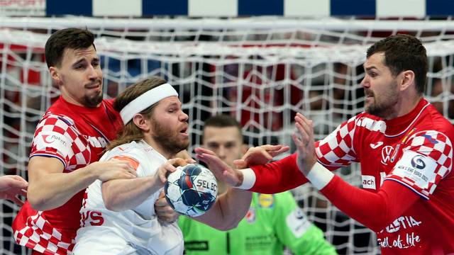 EHF 2022 Men's European Handball Championship - Main Round - Denmark v Croatia