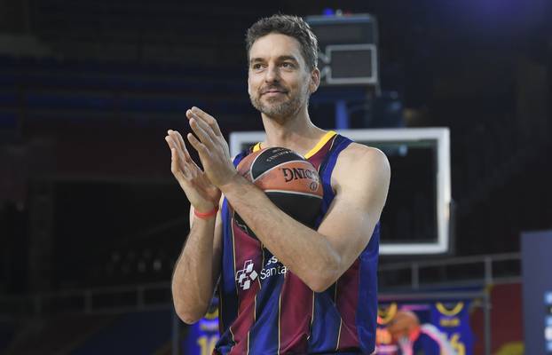 (SP)SPAIN-BARCELONA-BASKETBALL-FC BARCELONA BASKETBALL-PAU GASOL