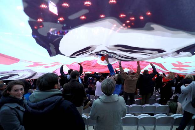 Lille: Hrvatska zastava prekrila tribine tjekom meča Jo-Wilfred Tsonga i Marin Čilić