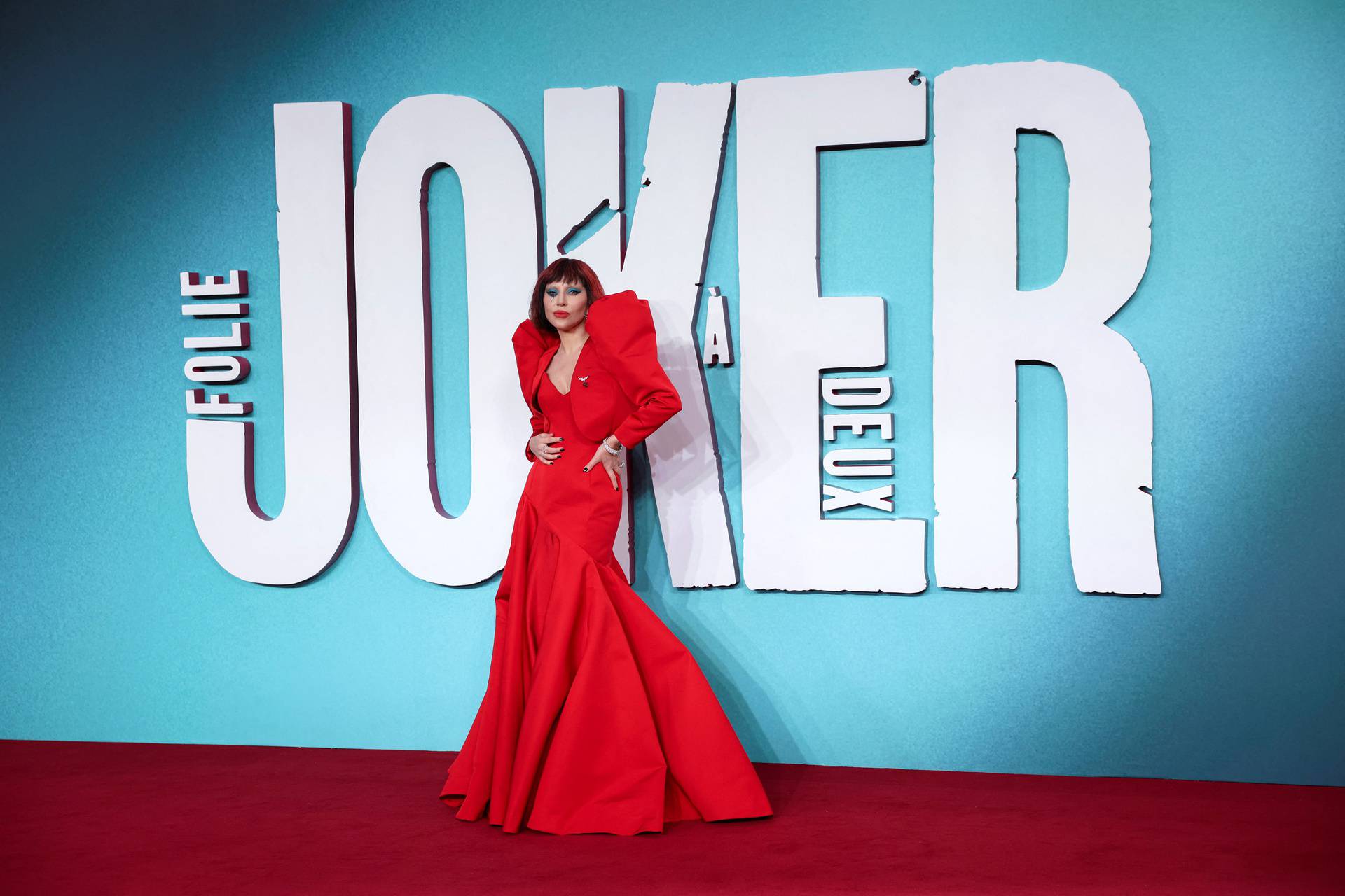 UK premiere of the film Joker: Folie A Deux at Leicester Square in London