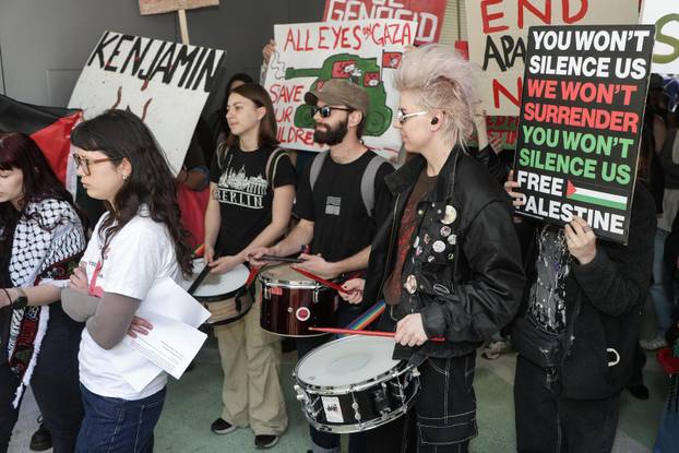 Zagreb: Prosvjed studenata zbog posjeta Idda Netanyahua