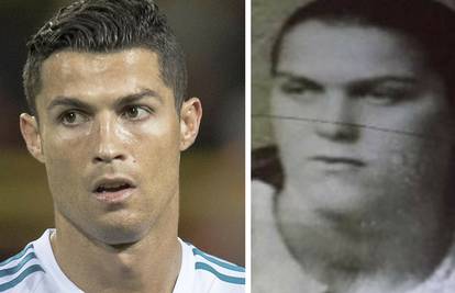 Ajme, pa Ronaldo je ista baka! Pogledajte te oči, nos, usta...