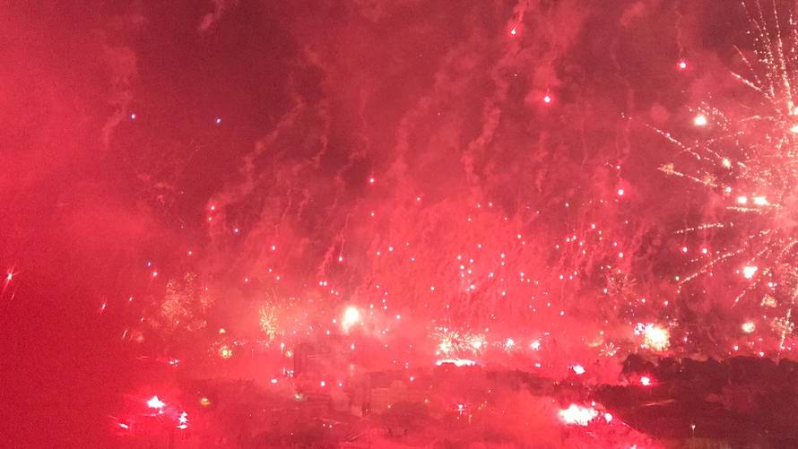 Gori splitsko nebo! Torcida je za 70. rođendan zapalila cijeli grad