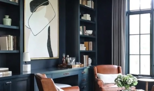 Evo kako u interijeru iskoristiti tamnu boju i ne 'smanjiti' sobu