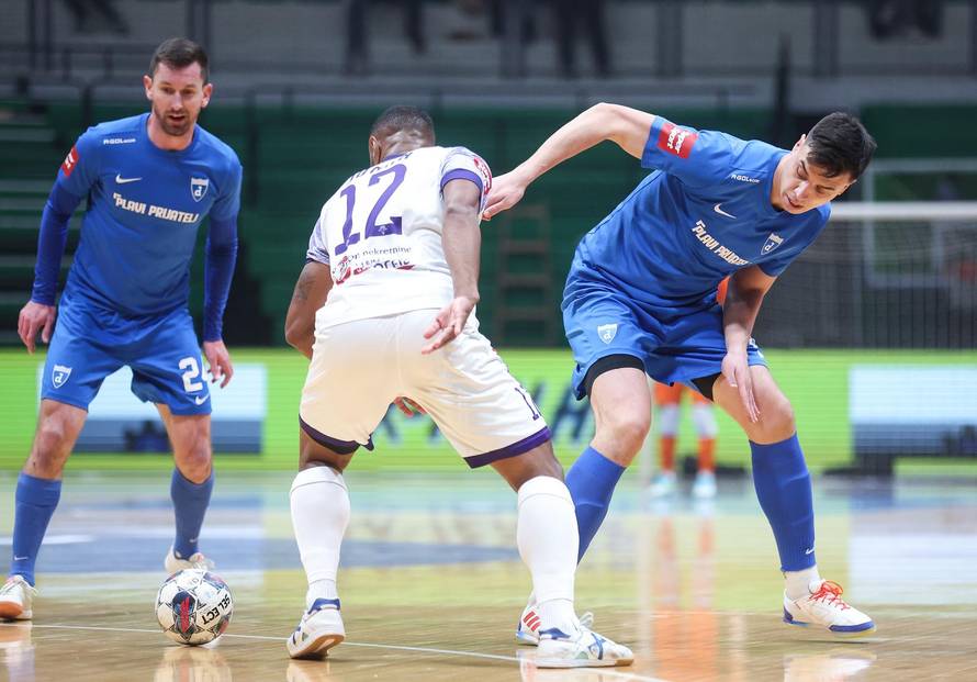 Zagreb: Susret polufinala Hrvatskog malonogometnog kupa između Futsal Dinama i MNK Novo Vrijeme