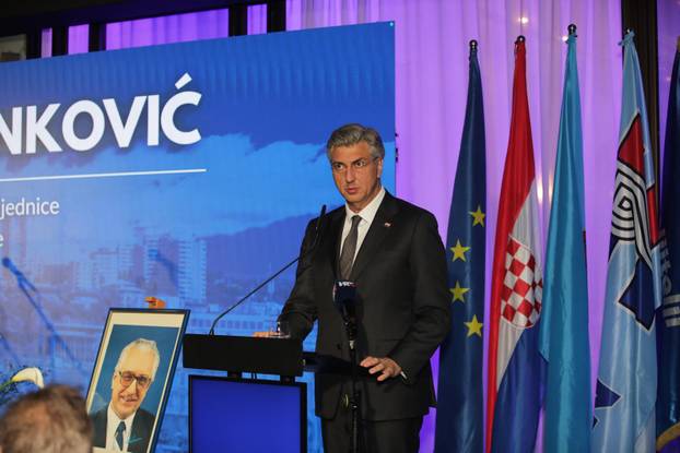 Rijeka: Premijer Plenković na proslavi 36. godišnjice osnutka HDZ-a