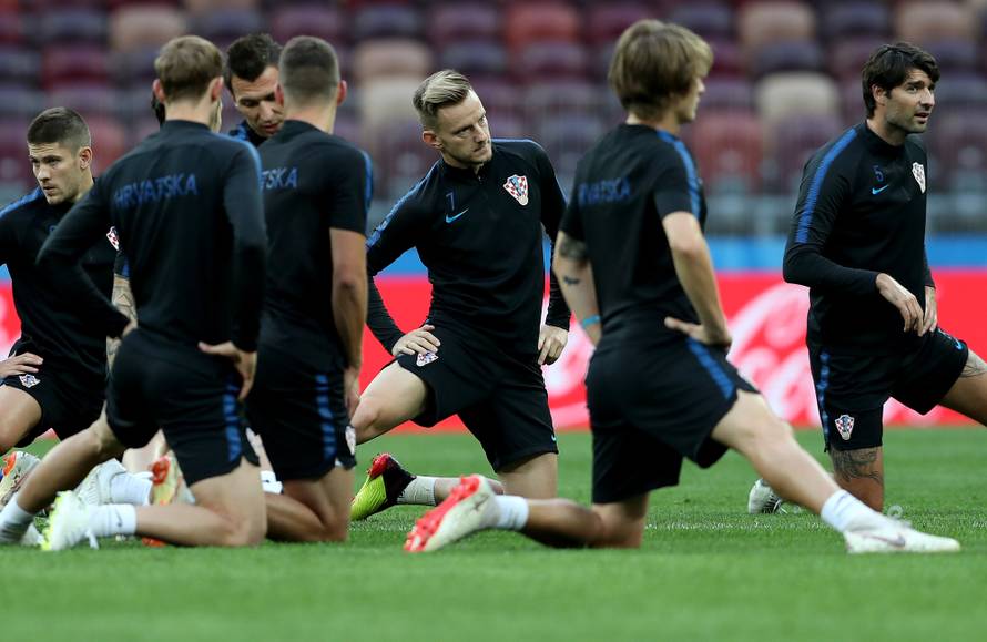 Moskva: Trening hrvatske nogometne reprezentacije