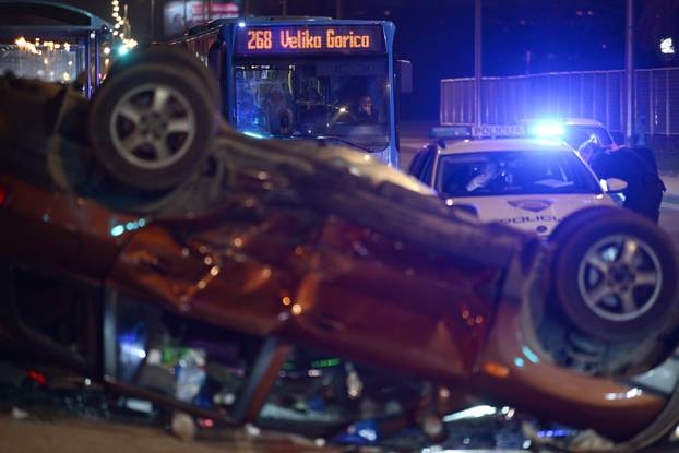 Zagreb: Teška prometna nesreća na aveniji Većeslava Holjevca