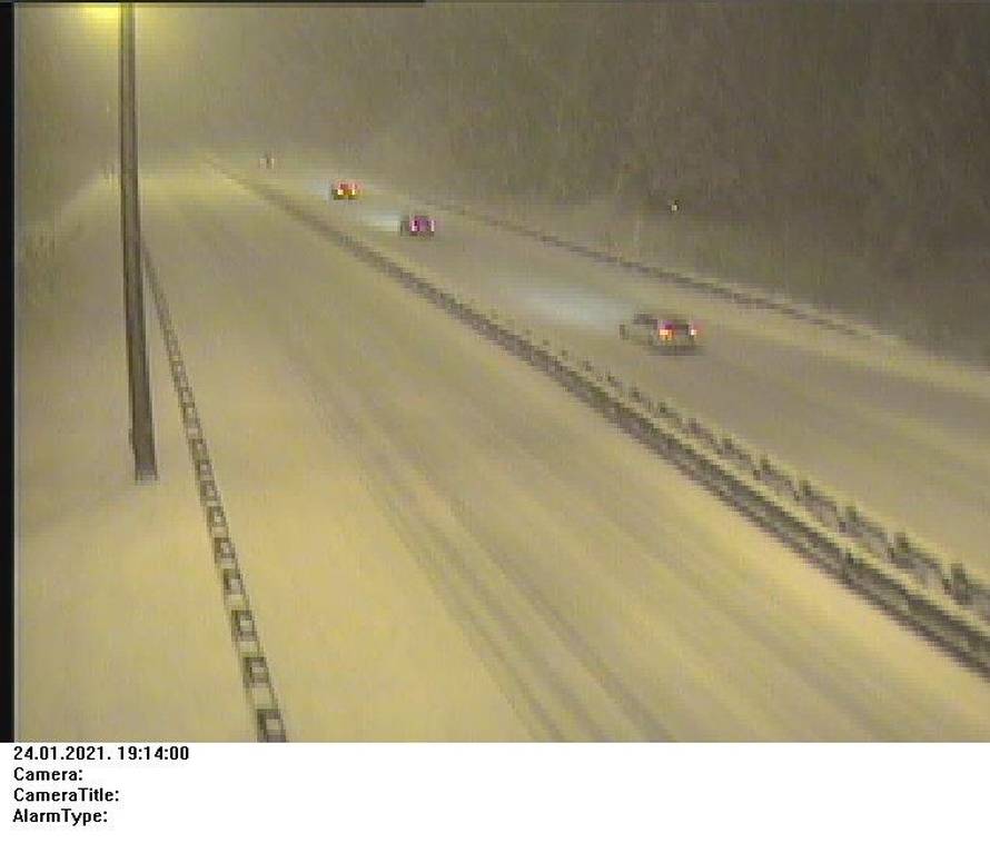 'Ralica je prošla prije 10 minuta, već se stvorio snježni pokrivač'