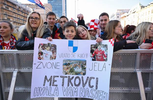 Zagreb: Svečani doček rukometaša nakon osvojenog srebra na Svjetskom prvenstvu