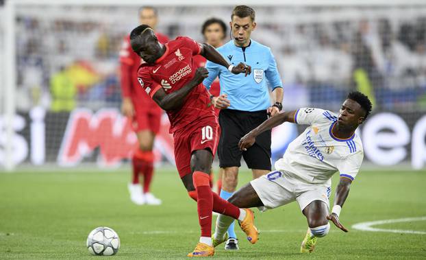 Soccer Champions League Final 2022/ Liverpool FC - Real Madrid 0:1.