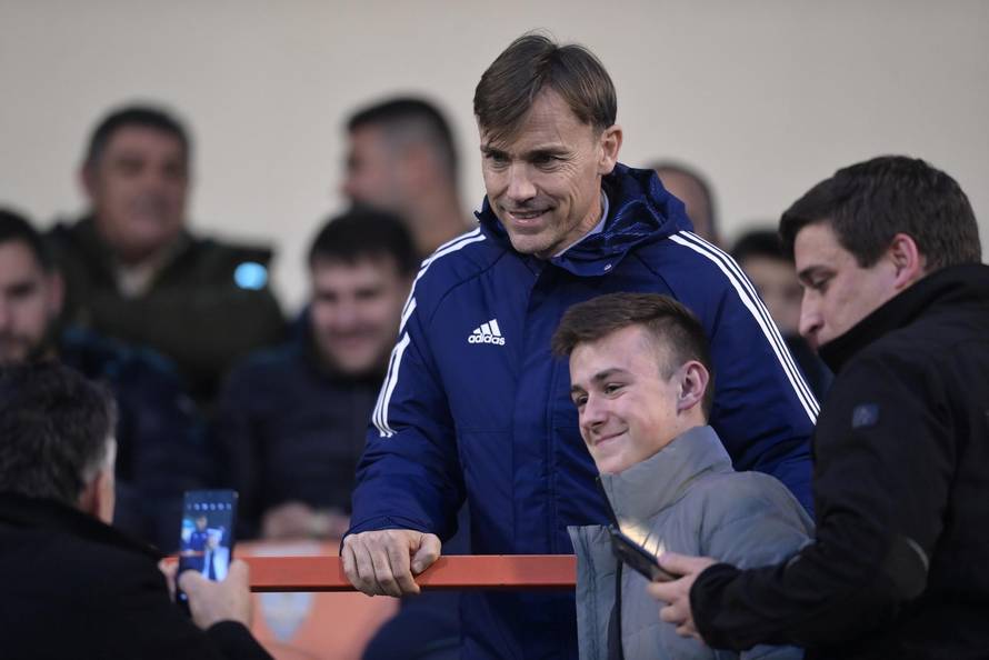 Šibenik: Dario Šimić i Vlatka Peras na utakmici HNK Šibenik i GNK Dinamo 