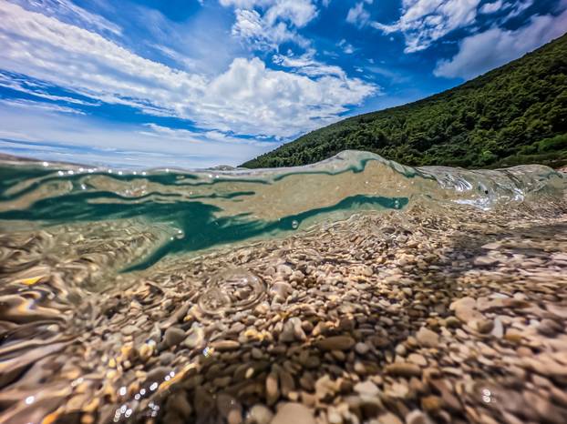 Uvala Pupnatska Luka na otoku Korčuli