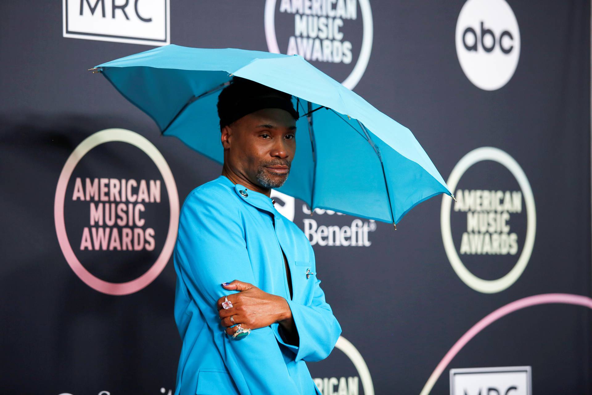 2021 American Music Awards Arrivals at the Microsoft Theater in Los Angeles