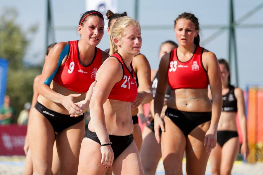 Zagreb: Zensko i musko finale Europskog sveucilisnog natjecanja u rukometu na pijesku