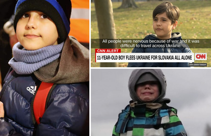 Dječak (11) koji je sam pobjegao iz Ukrajine: Želio sam plakati jer sam bio bez mame...