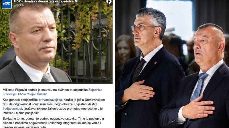 HDZ o pijanom generalu koji je slupao aute i dao ostavku: 'To je odgovorno. Naučio je u ratu'