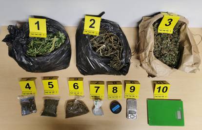 Policija pronašla 4,5 kilograma marihuane, pronađen i heroin